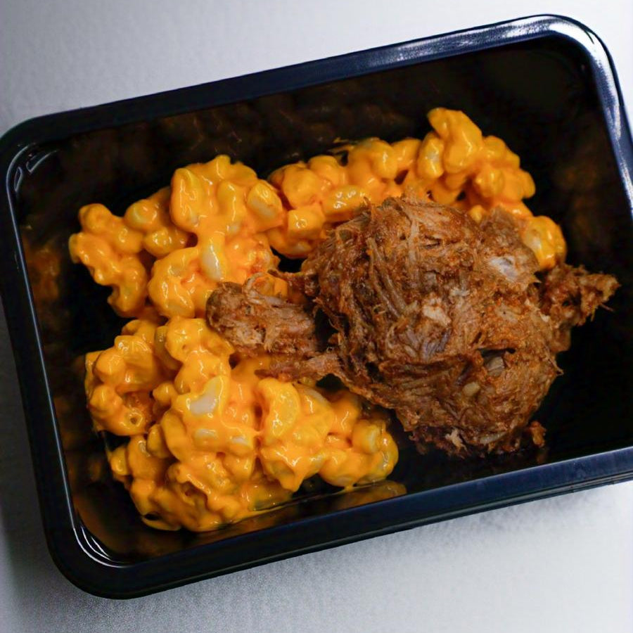 Brown Rice Pasta Smoked Pork Mac & Cheese